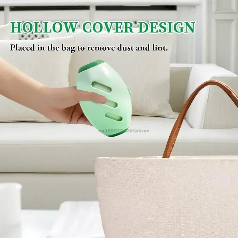 Portable Lint Remover Roller Washable Needed for Clothes Pets Dust Green Pet Hair Remover Lint Removing Tool Durable Plastic